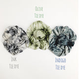GLAM Knot Turban- Olive Tie Dye