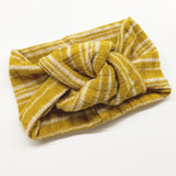 Classic Turban- Marigold Stripe